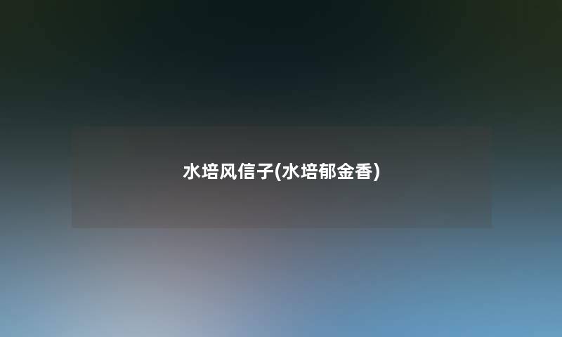水培风信子(水培郁金香)